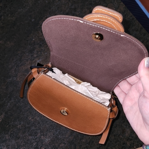 Rachel Zoe Edessi Vegan Leather Brown Crossbody & Belt Bag - Picture 11 of 11